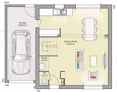 Maison neuve, 91 m²