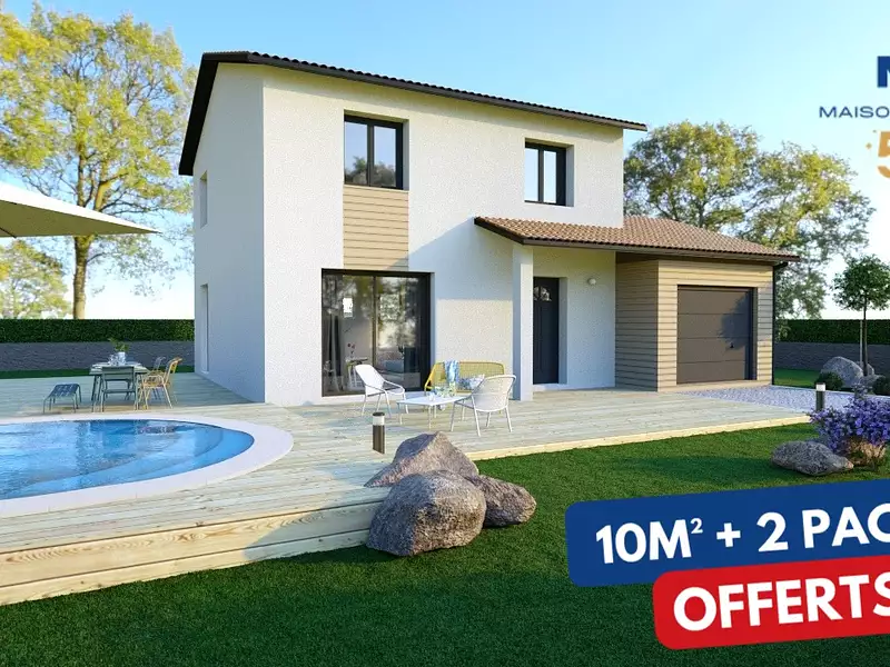 Maison neuve, 94 m² - Fareins (01480)