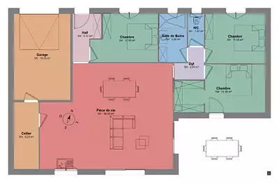 Maison neuve, 105 m²