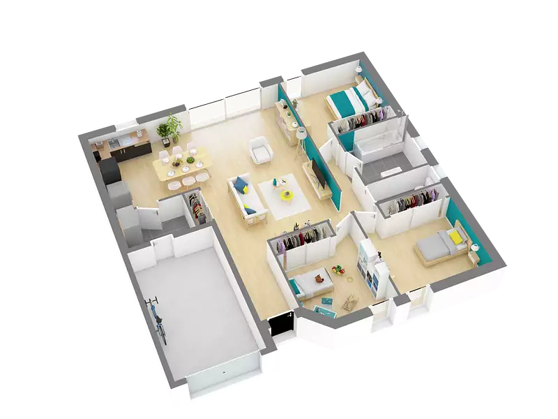 Maison neuve, 90 m² - Poitiers (86000)