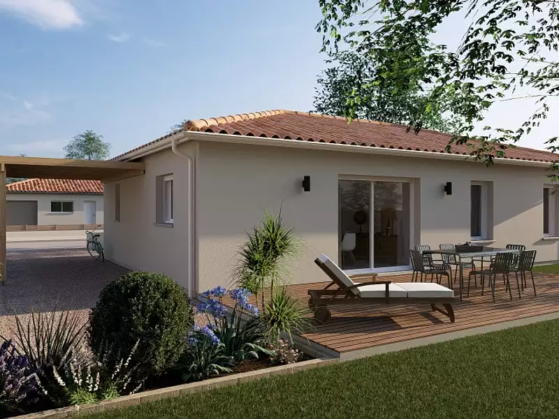 Maison neuve, 80 m² - Bazas (33430)