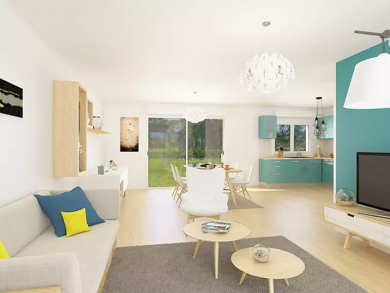 Maison neuve, 95,3 m² - Gauciel (27930)