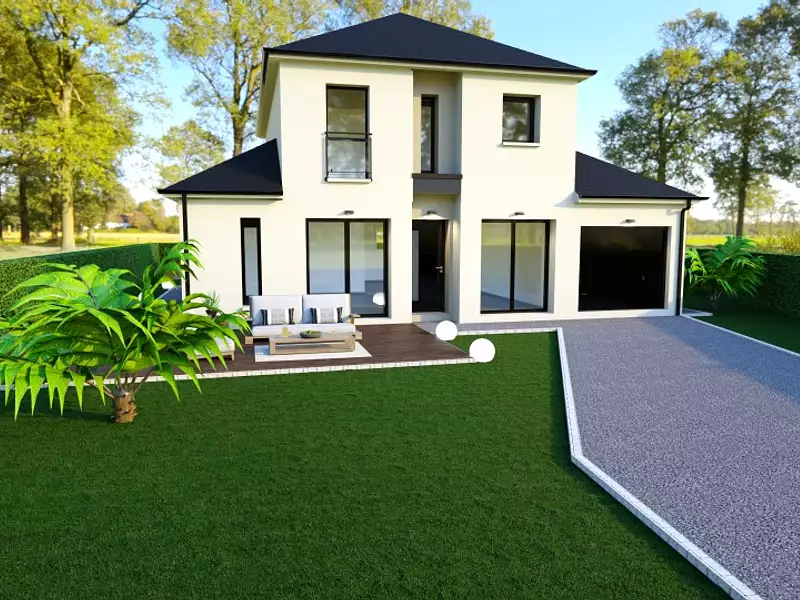 Maison neuve, 115 m² - Carpiquet (14650)