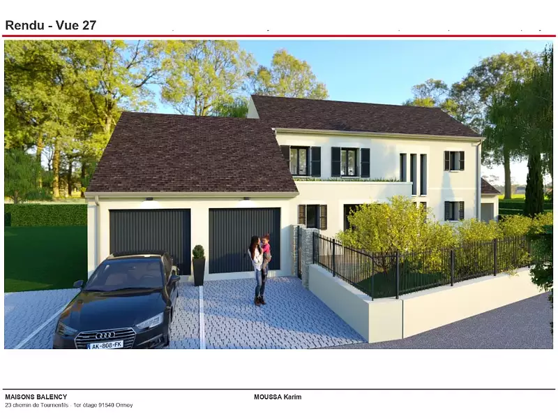 Maison neuve, 150 m² - Saint-Fargeau-Ponthierry (77310)