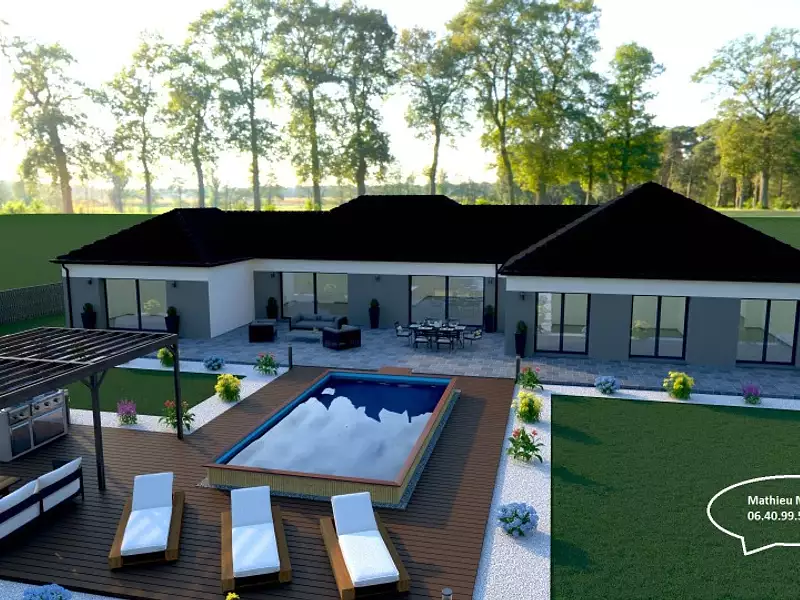 Maison neuve, 190 m² - Cambrai (59400)