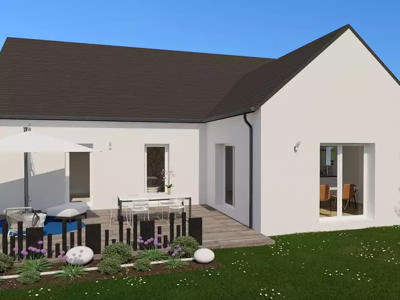 Maison neuve, 97 m² - Mettray (37390)