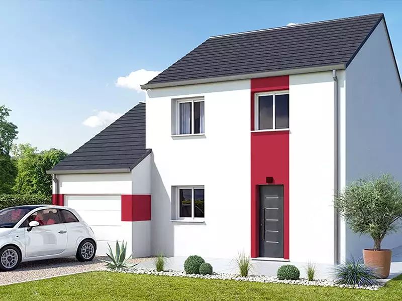 Maison neuve, 95 m² - Oslon (71380)