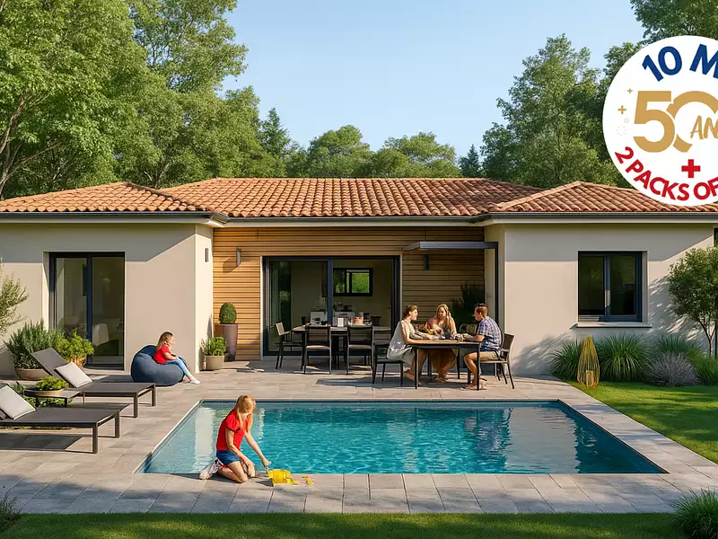 Maison neuve, 95 m² - Saint-Marcellin-en-Forez (42680)