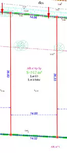 Terrain à bâtir, 512 m²