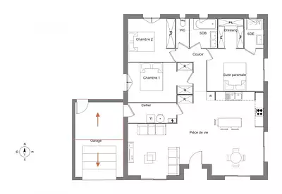 Maison neuve, 101 m²