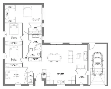 Maison neuve, 120 m²