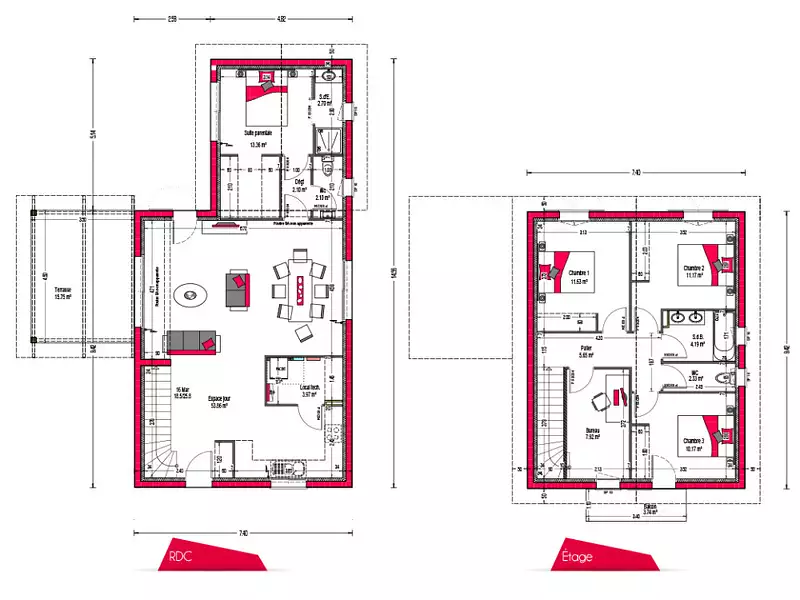 Maison neuve, 130 m² - Anglet (64600)