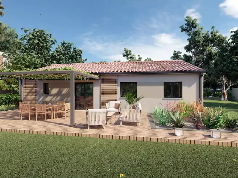 Maison neuve, 90 m² - Marcheprime (33380)