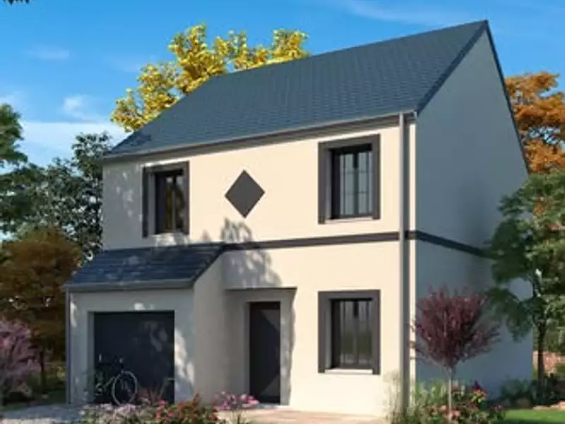 Maison neuve, 95,6 m² - Rozay-en-Brie (77540)