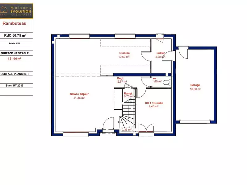 Maison neuve, 124 m² - Grisy-Suisnes (77166)