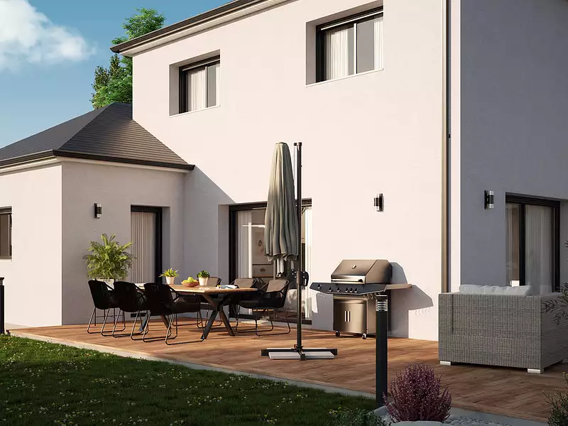 Maison neuve, 138 m² - Huismes (37420)