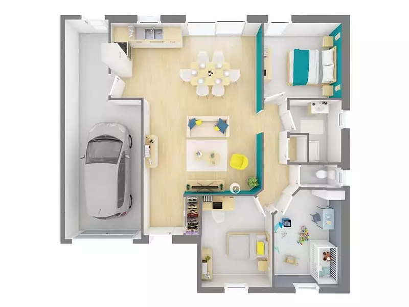 Maison neuve, 80 m² - Saint-Hilaire-de-Riez (85270)