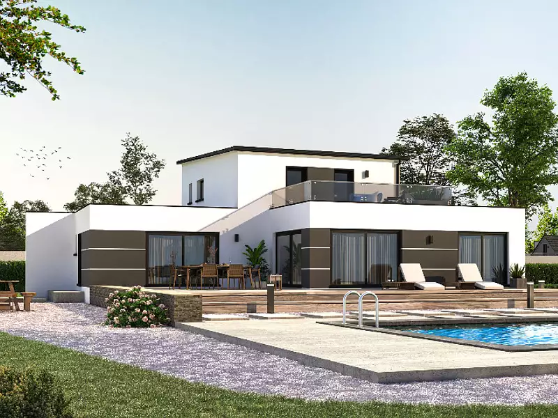 Maison neuve, 150 m² - Saint-Pabu (29830)