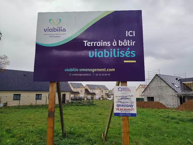 Terrain à bâtir, 523 m² - Incarville (27400)