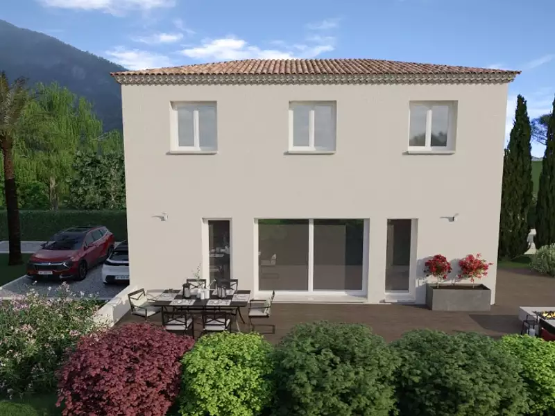 Maison neuve, 95 m² - Tourrette-Levens (06690)