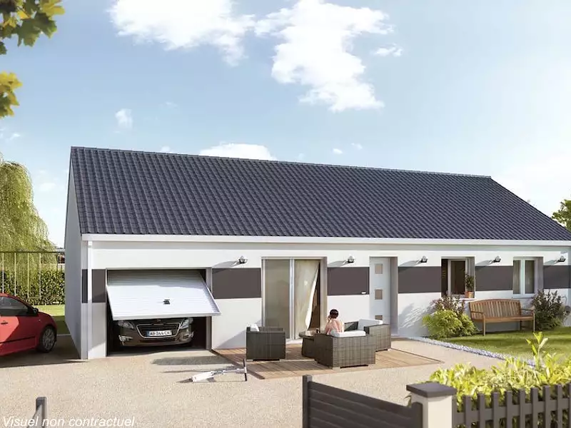 Maison neuve, 90 m² - Marcilly-lès-Buxy (71390)