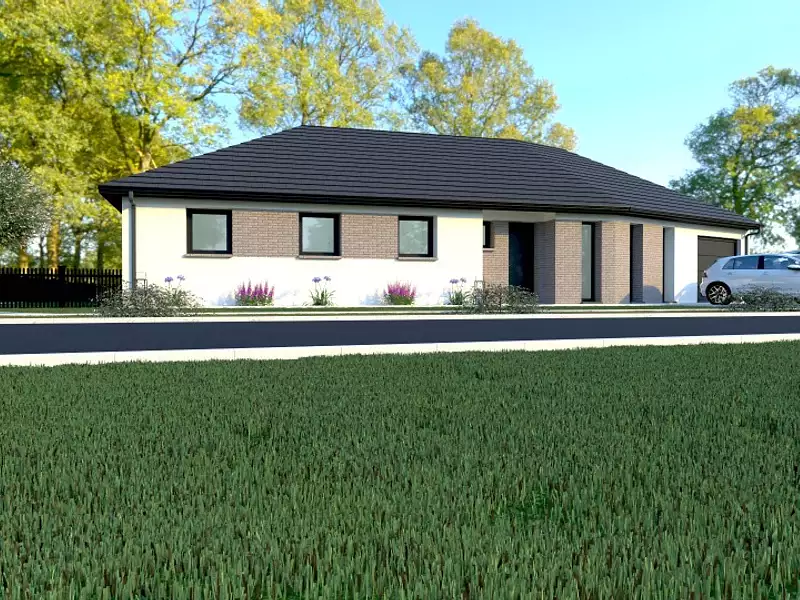 Maison neuve, 110 m² - Hermaville (62690)