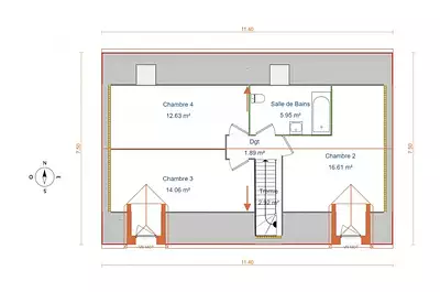 Maison neuve, 100 m²