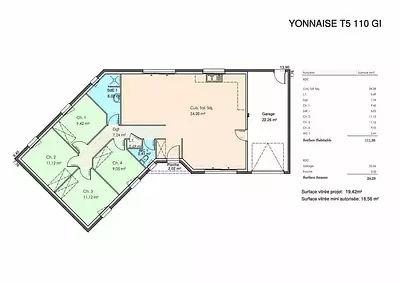 Maison neuve, 95 m²