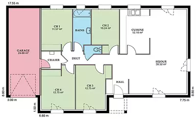 Maison neuve, 109 m²