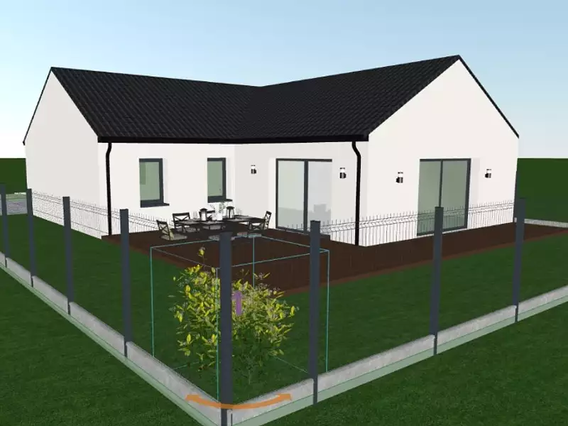 Maison neuve, 97 m² - Douvrin (62138)