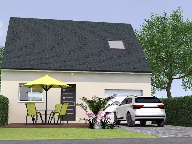 Maison neuve, 80 m² - Saint-Barthélemy-d'Anjou (49124)