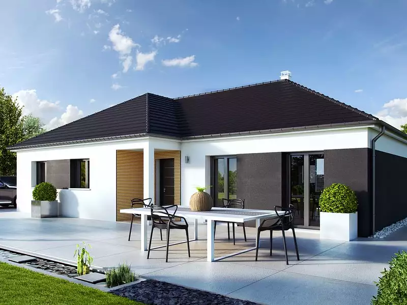 Maison neuve, 88 m² - Longvic (21600)