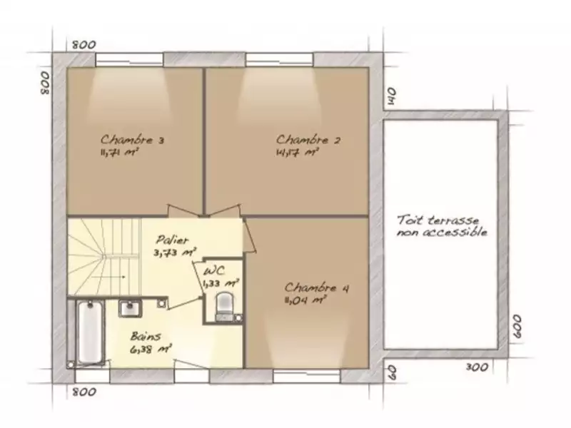 Maison neuve, 98 m² - Champigny-sur-Marne (94500)