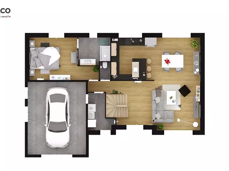 Maison neuve, 141 m² - Dozulé (14430)