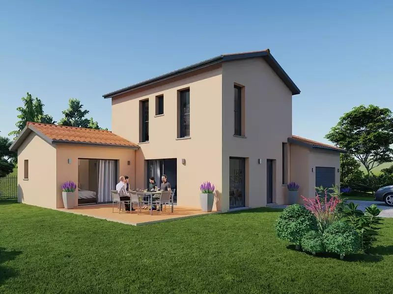 Maison neuve, 100 m² - Parcieux (01600)