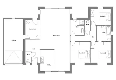 Maison neuve, 126 m²