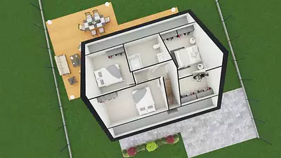 Maison neuve, 90 m²