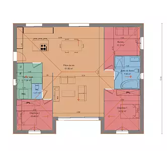 Maison neuve, 100 m²