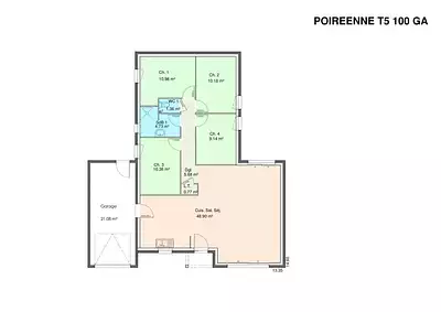 Maison neuve, 80 m²