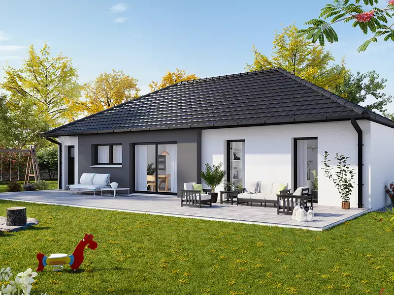 Maison neuve, 89,5 m² - Monchecourt (59234)