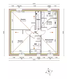 Maison neuve, 95 m²