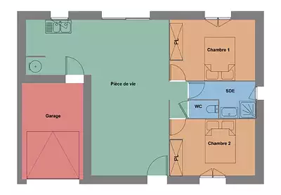 Maison neuve, 70 m²