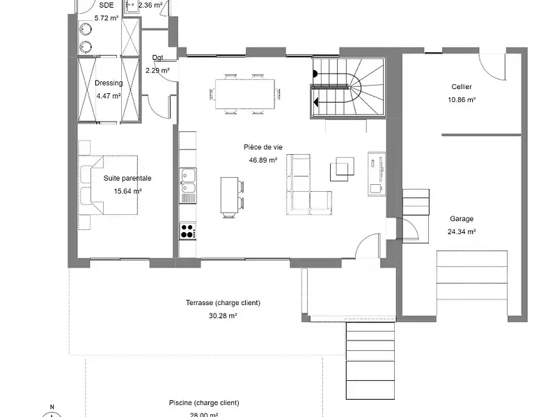 Maison neuve, 140 m² - Uzès (30700)
