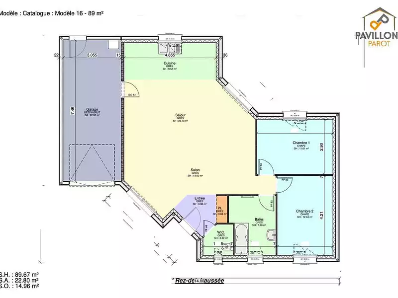 Maison neuve, 100 m² - Bayel (10310)