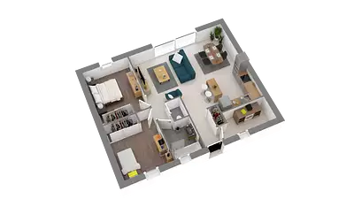 Maison neuve, 66 m²