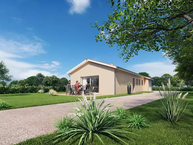 Maison neuve, 80 m² - Marcy (69480)
