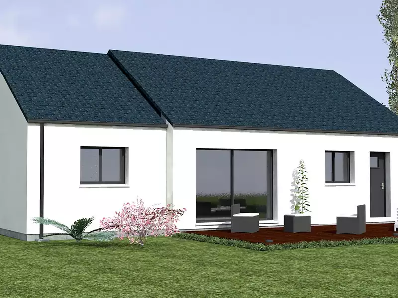 Maison neuve, 93,54 m² - Les Bois d'Anjou (49250)