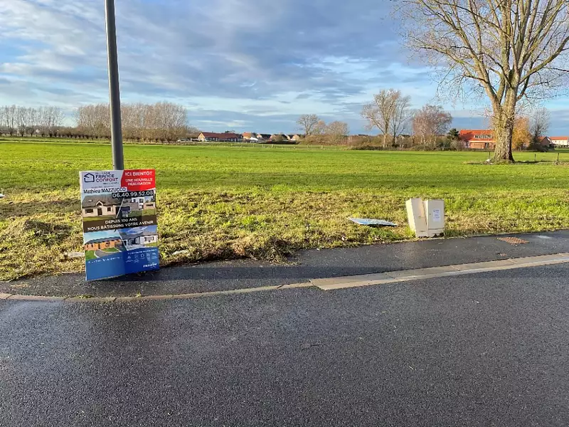 Terrain à bâtir, 416 m² - Lallaing (59167)