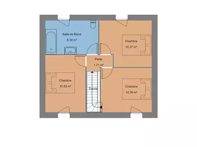 Maison neuve, 73 m²