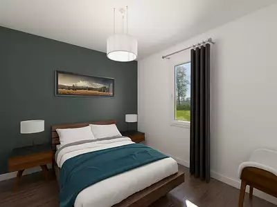 Maison neuve, 89 m² - Les Rairies (49430)